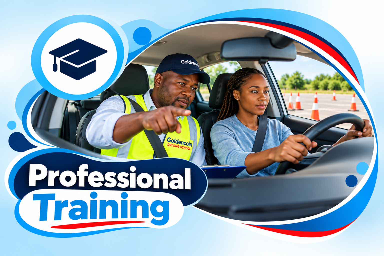 Professional Training at Goldencoin Driving School