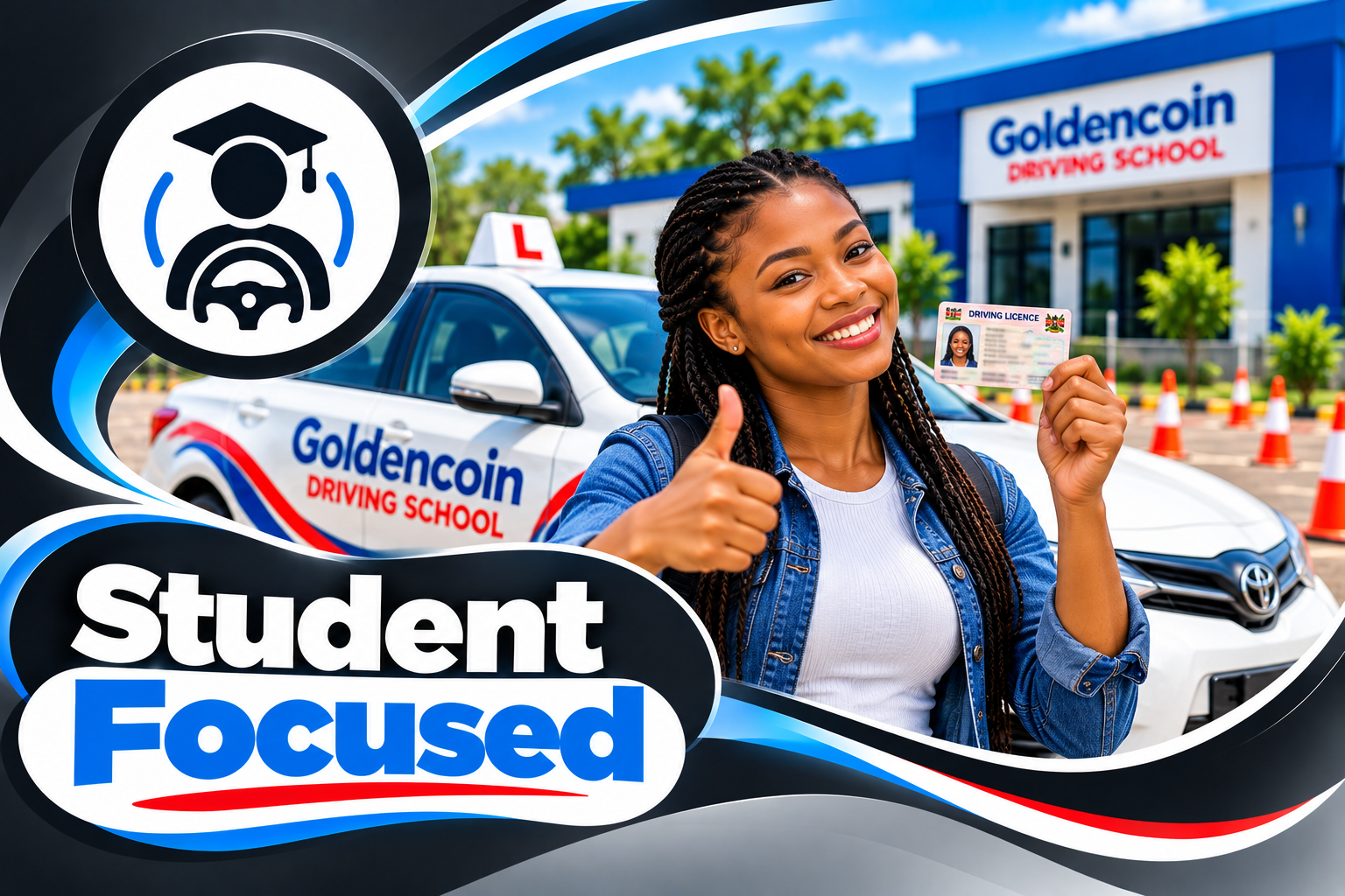 Student Focused training at Goldencoin Driving School